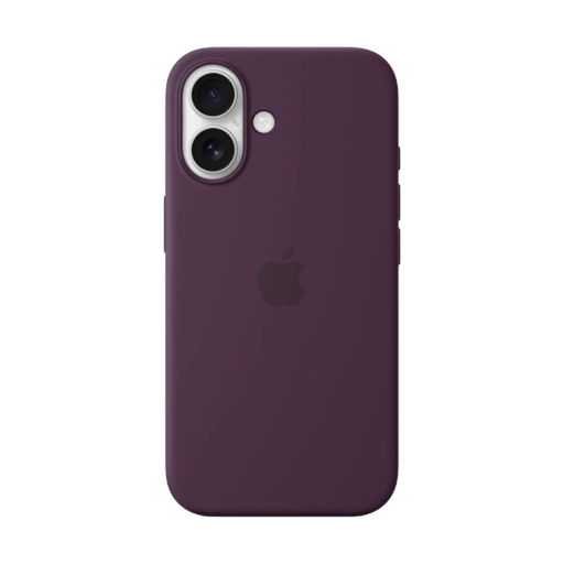 Apple Case Silicone Case with MagSafe Plum for iPhone 16